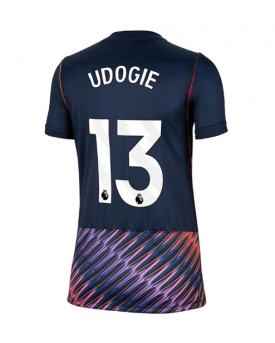 Billige Fotballdrakt Tottenham Hotspur Destiny Udogie #13 Replika Bortedrakt Dame 2026-27 Kortermet Billige Fotballdrakt Tottenham Hotspur Destiny Udogie #13 Replika Bortedrakt Dame 2026-27 Kortermet